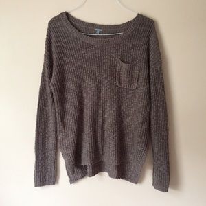 ✨Charlotte Russe brown long sleeve sweater✨